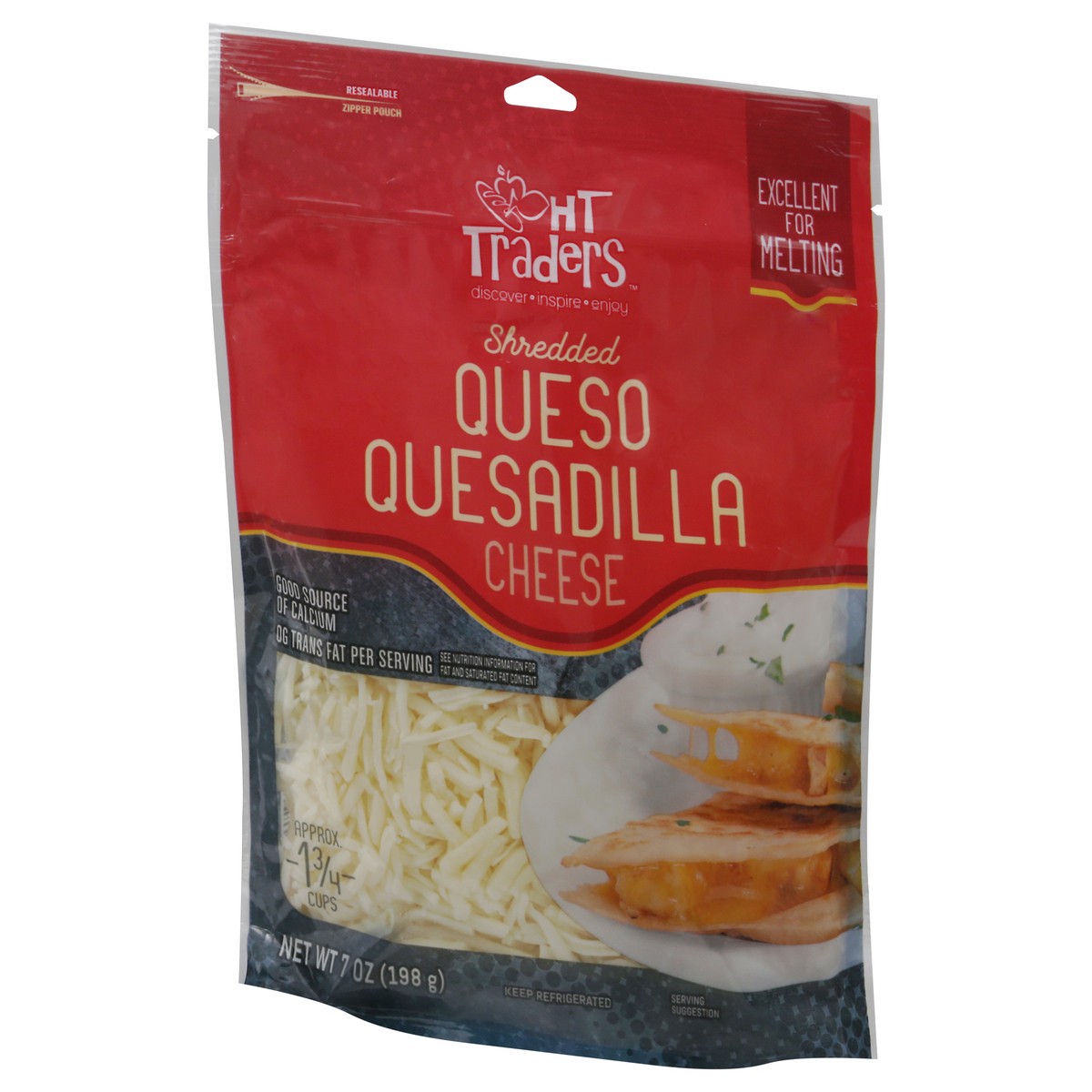 slide 3 of 9, Harris Teeter Queso Quesadilla Shred, 1 ct