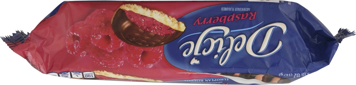 slide 5 of 12, Delicje European Biscuits Raspberry, 147 gr