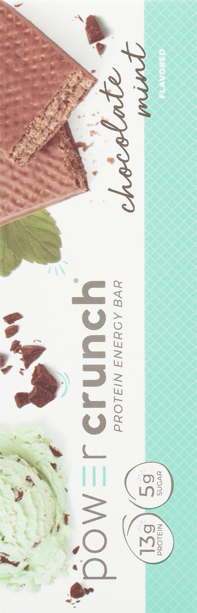 slide 7 of 9, Power Crunch Chocolate Mint Wafer Protein Energy Bar - 5pk, 5 ct
