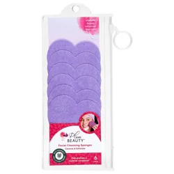 Plum Beauty Cleanse & Exfoliate Facial Cleansing Sponges - 6 Each