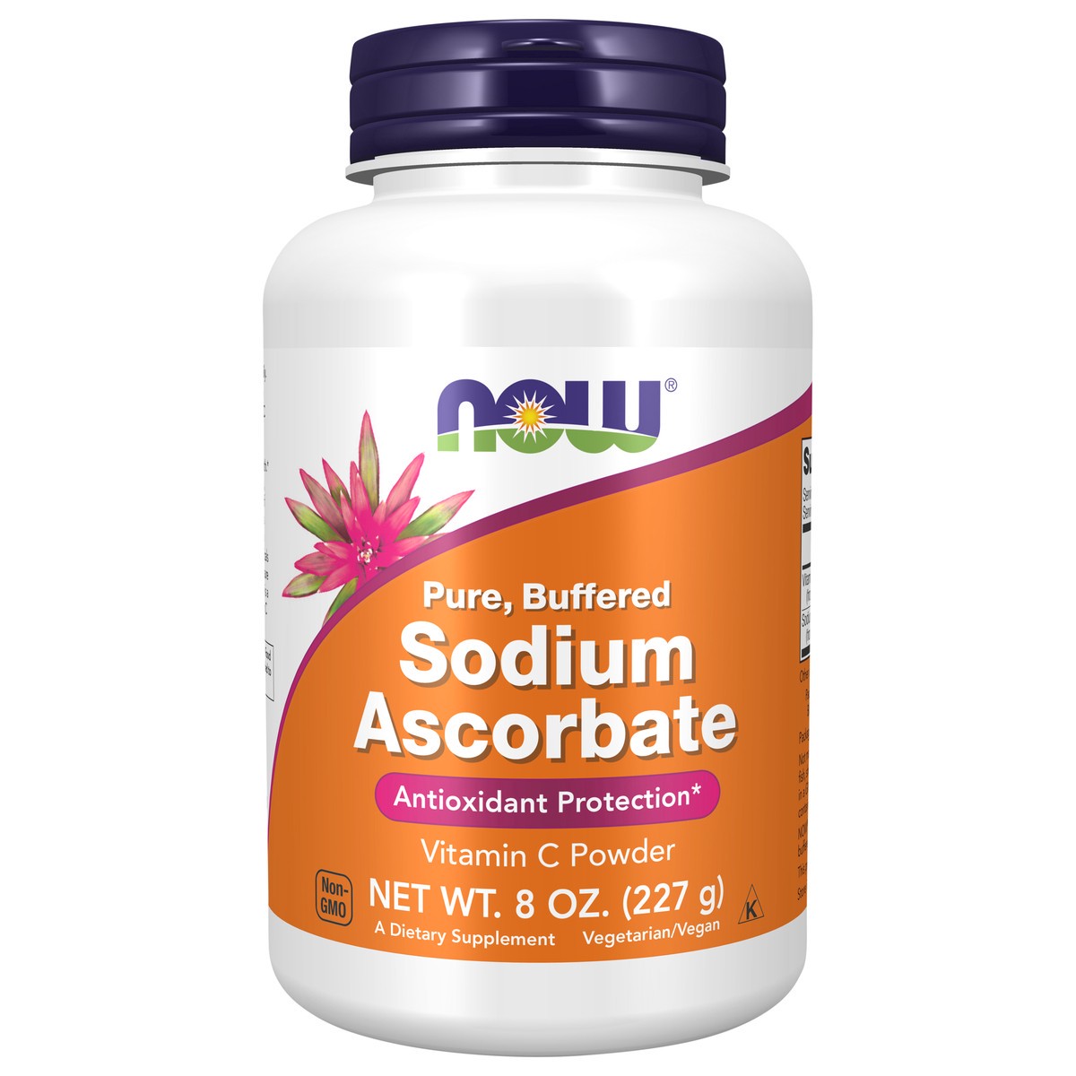 slide 1 of 4, Now Naturals NOW Sodium Ascorbate, 8 oz