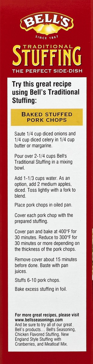 slide 4 of 4, Bell's Bells Traditional Stuffing Mix, 16 oz