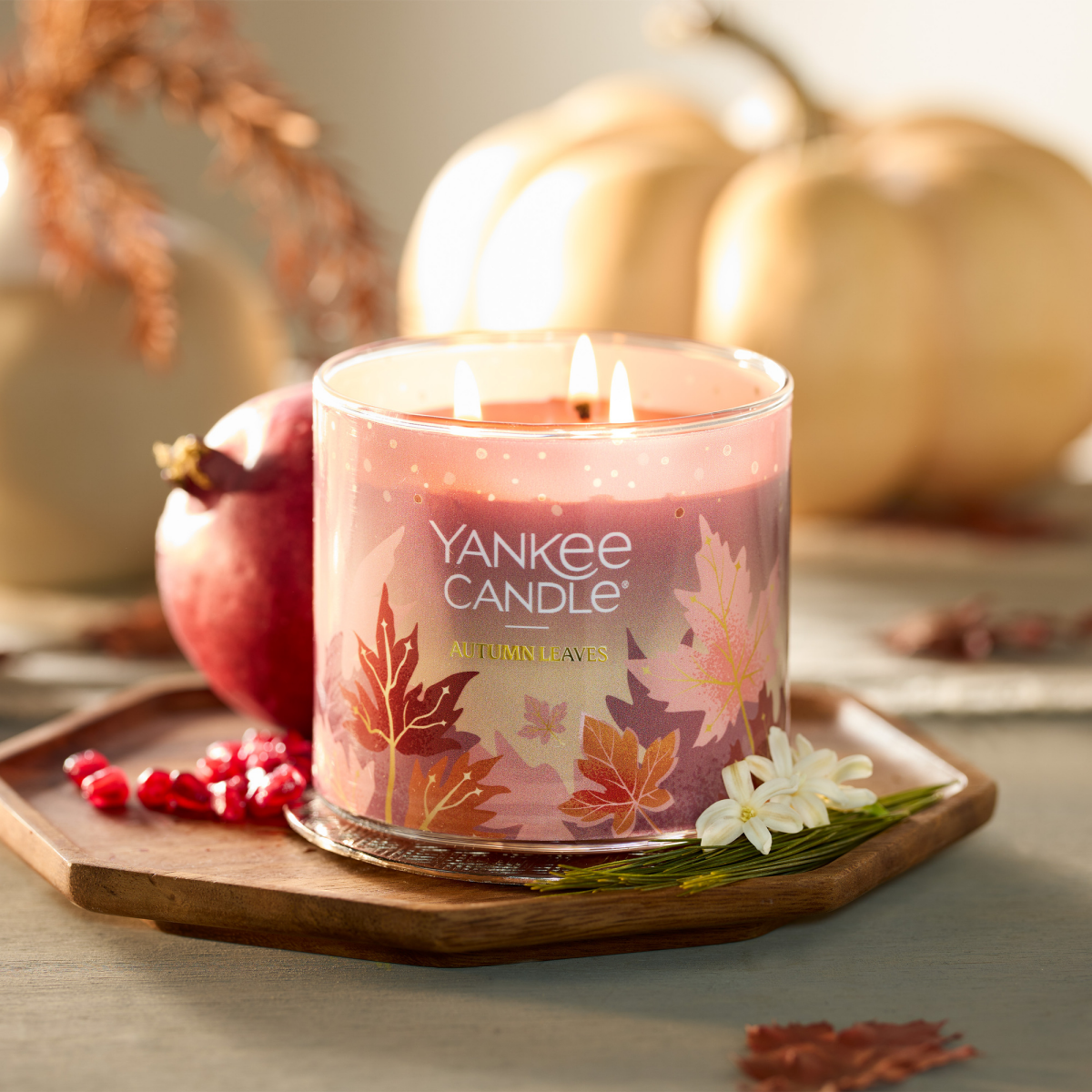 Yankee Candle YC 3 WICK AUTUMN LEAVES 14.5OZ