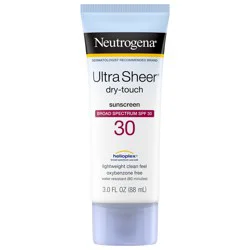 Neutrogena Ultra Sheer Dry-Touch SPF 30 Sunscreen Lotion, 3 fl. oz