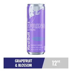 Red Bull Spring Edition Energy Drink, Grapefruit, 12 fl. oz. can, with 114mg Caffeine, Taurine & B Vitamins