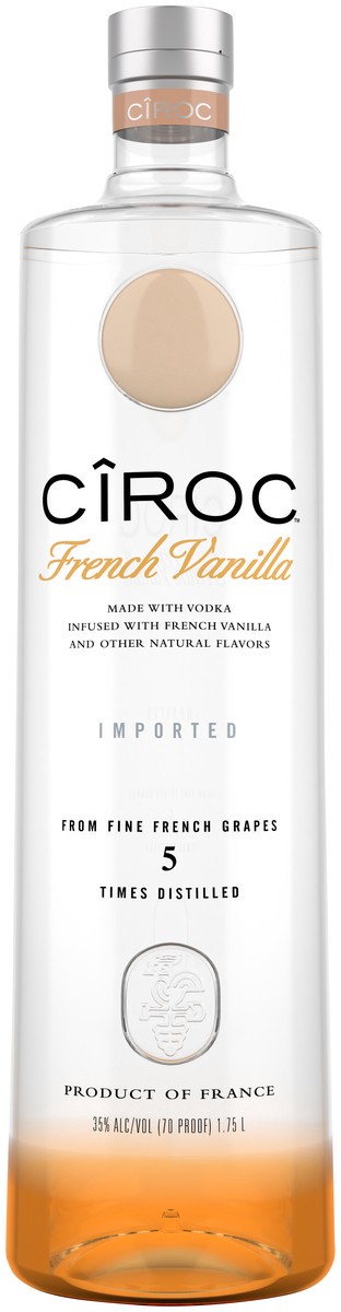 slide 1 of 5, Ciroc French Vanilla, 1.75 liter