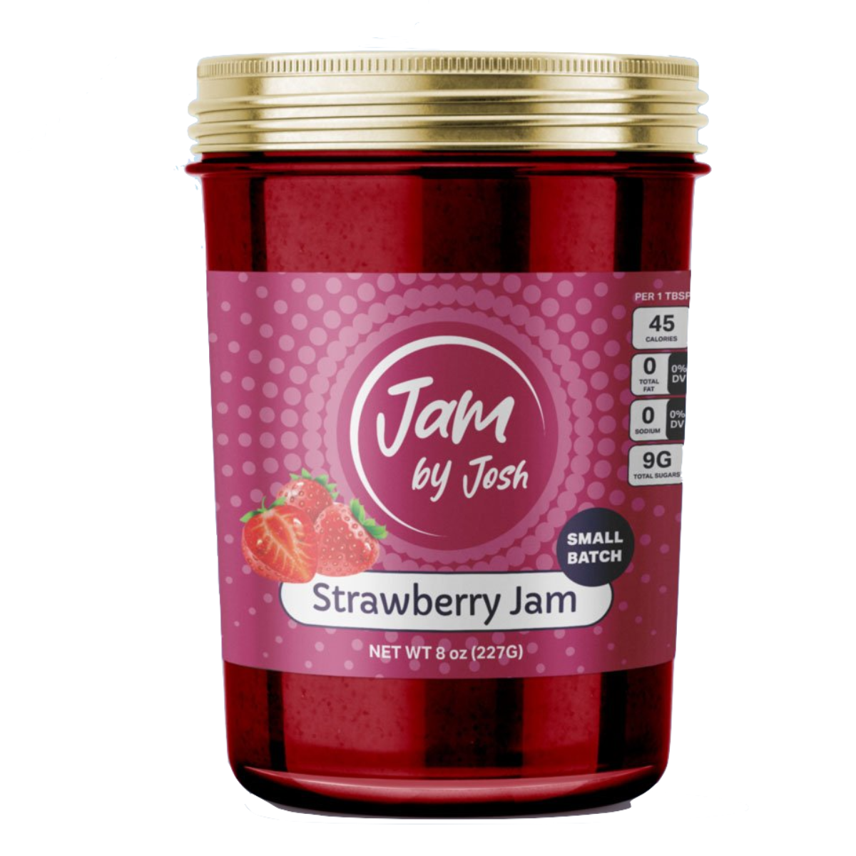 slide 1 of 1, JBJ Strawberry Jam 8 Oz, 8 oz