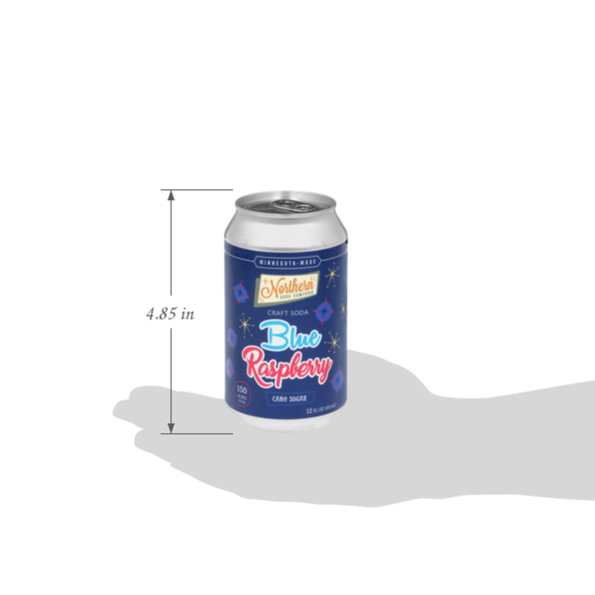 slide 3 of 13, Northern Soda Company Cane Sugar Blue Raspberry Craft Soda 12 fl oz, 