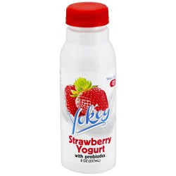 Yokey Strawberry Drinkable Yogurt 8 Ounces