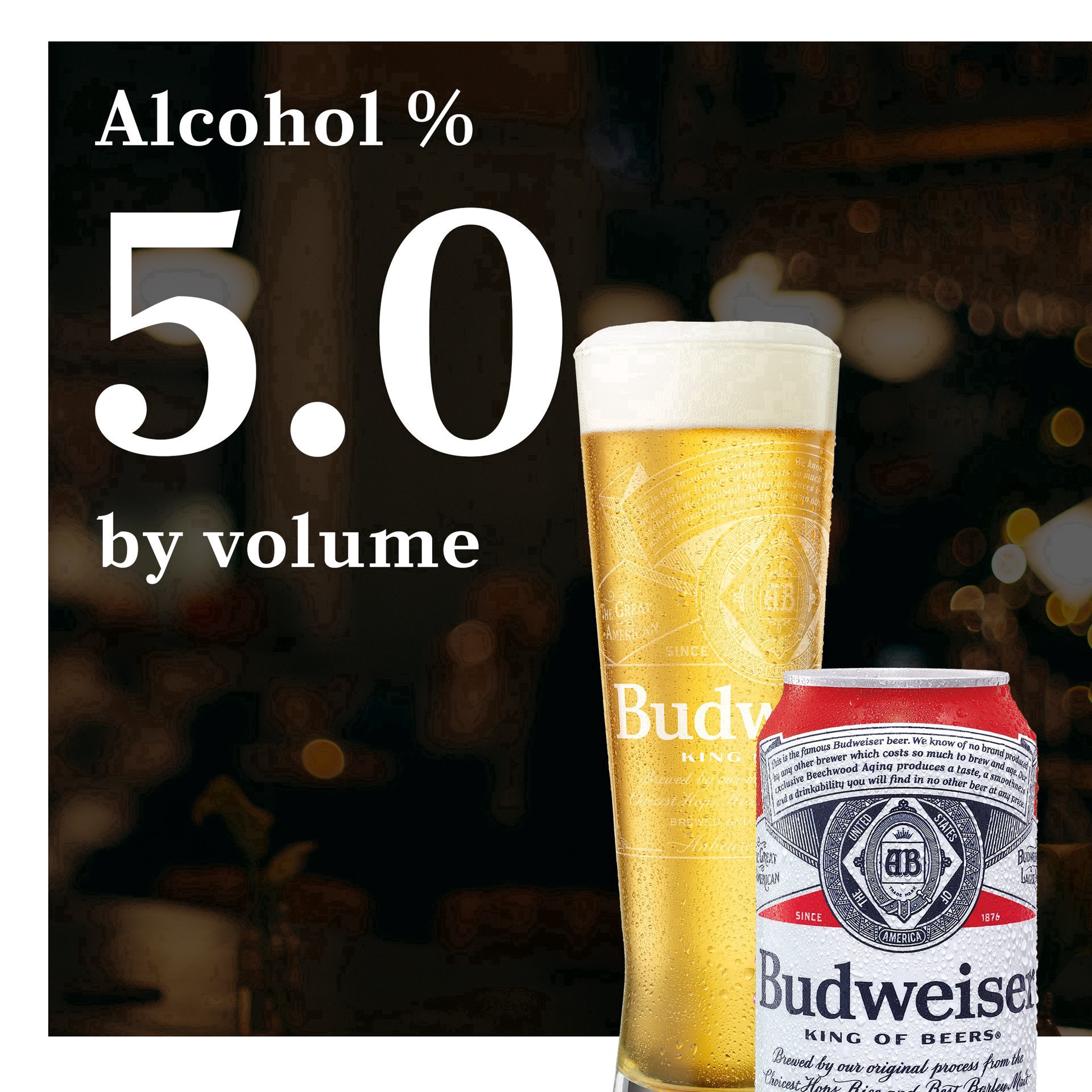 slide 70 of 93, Budweiser American Lager Beer 30 Pack, 12 fl oz Cans, 360 fl. oz