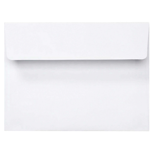 slide 1 of 1, Darice Envelopes White, 25 ct; 4.375 in x 5.75 in