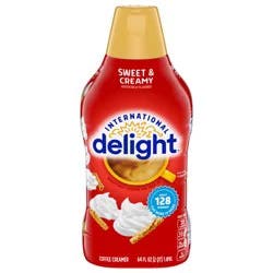 International Delight Coffee Creamer, Sweet & Creamy, 64 FL OZ Bottle