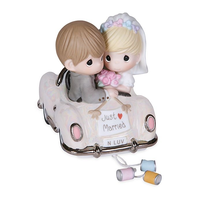 slide 1 of 1, Precious Moments Just Married Porcelain Figurine, 1 ct