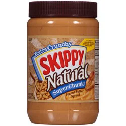 SKIPPY SUPER CHUNK Natural Peanut Butter Spread