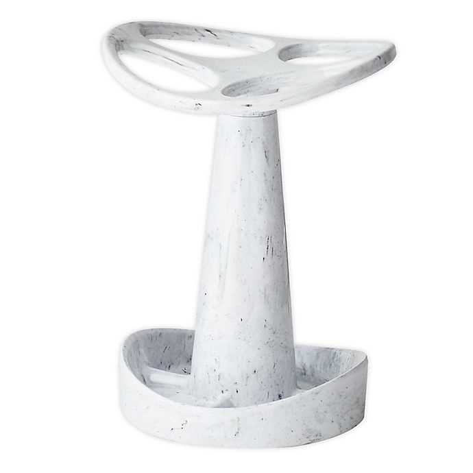 slide 1 of 1, Umbra Curvino Toothbrush Holder - Grey Marble, 1 ct