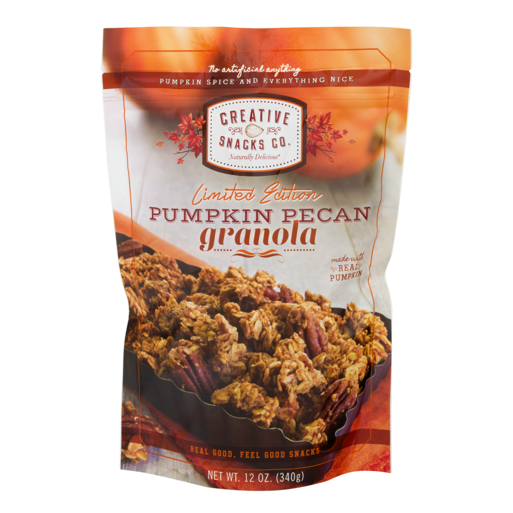 slide 1 of 1, Creative Snacks Pecan Pumpkin Grnla, 12 oz