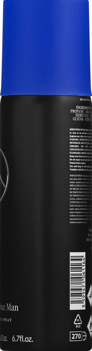slide 9 of 11, Mercedes-Benz Man All Over Body Spray 4.62 oz, 4.62 oz