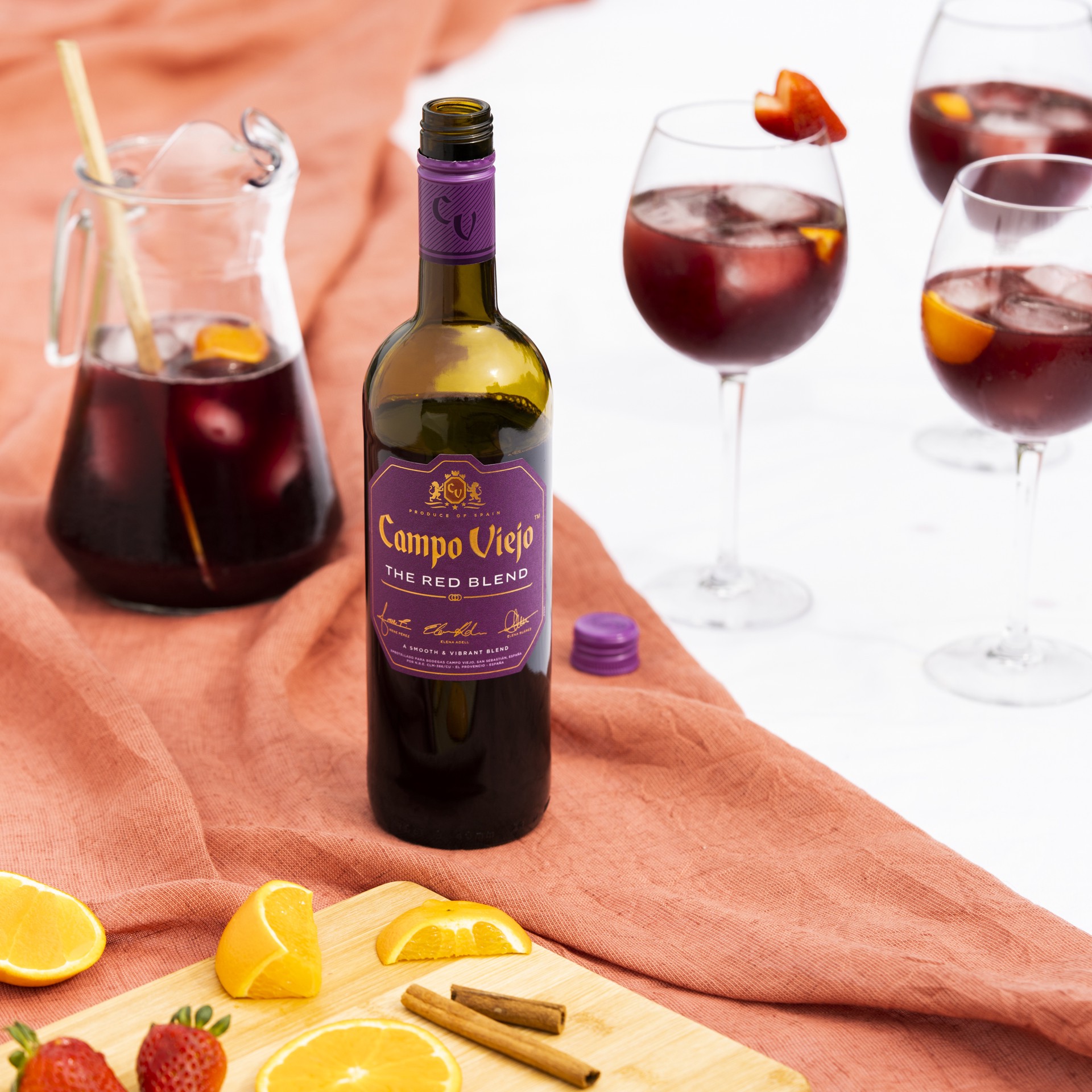 slide 7 of 7, Campo Viejo The Red Blend 750 ml Bottle, 750 ml