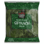 slide 1 of 1, Harris Teeter Farmers Market Baby Spinach 6 oz, 6 oz