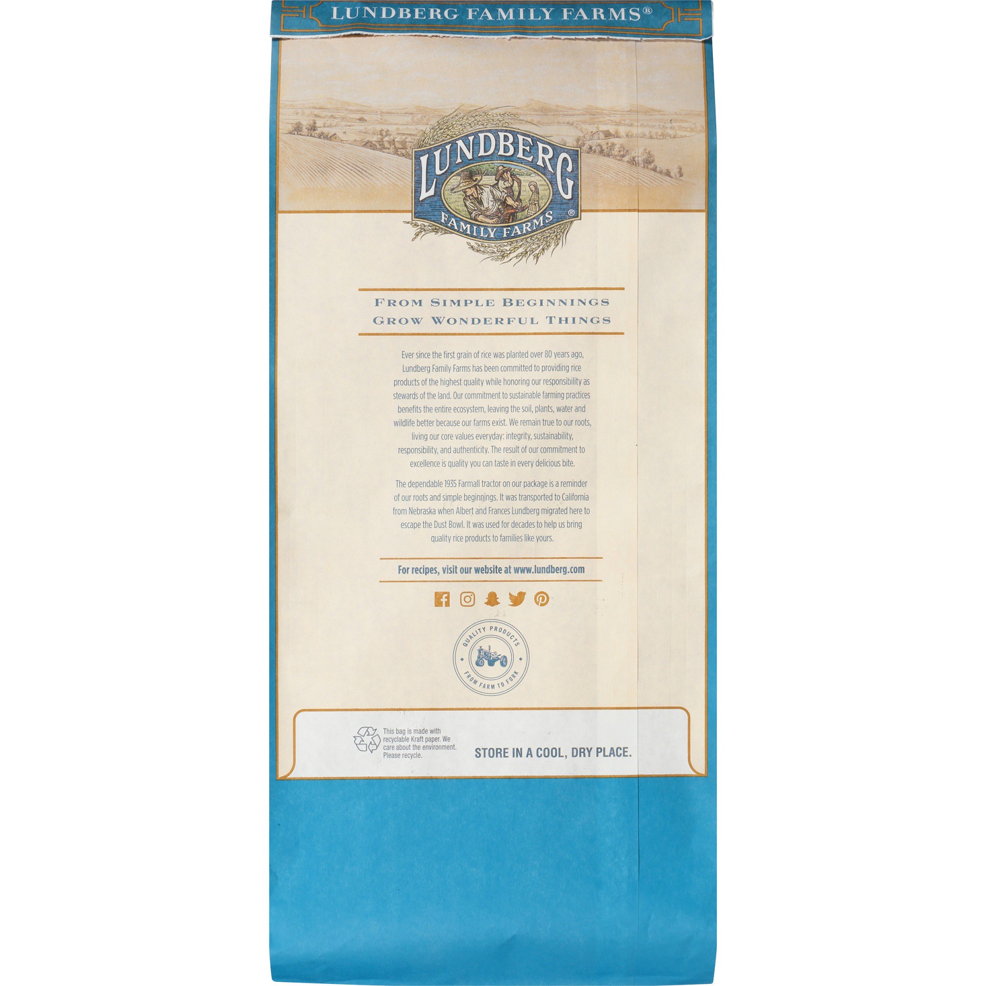 slide 6 of 8, Lundberg Organic Wild Blend Brown Rice, 25 lb