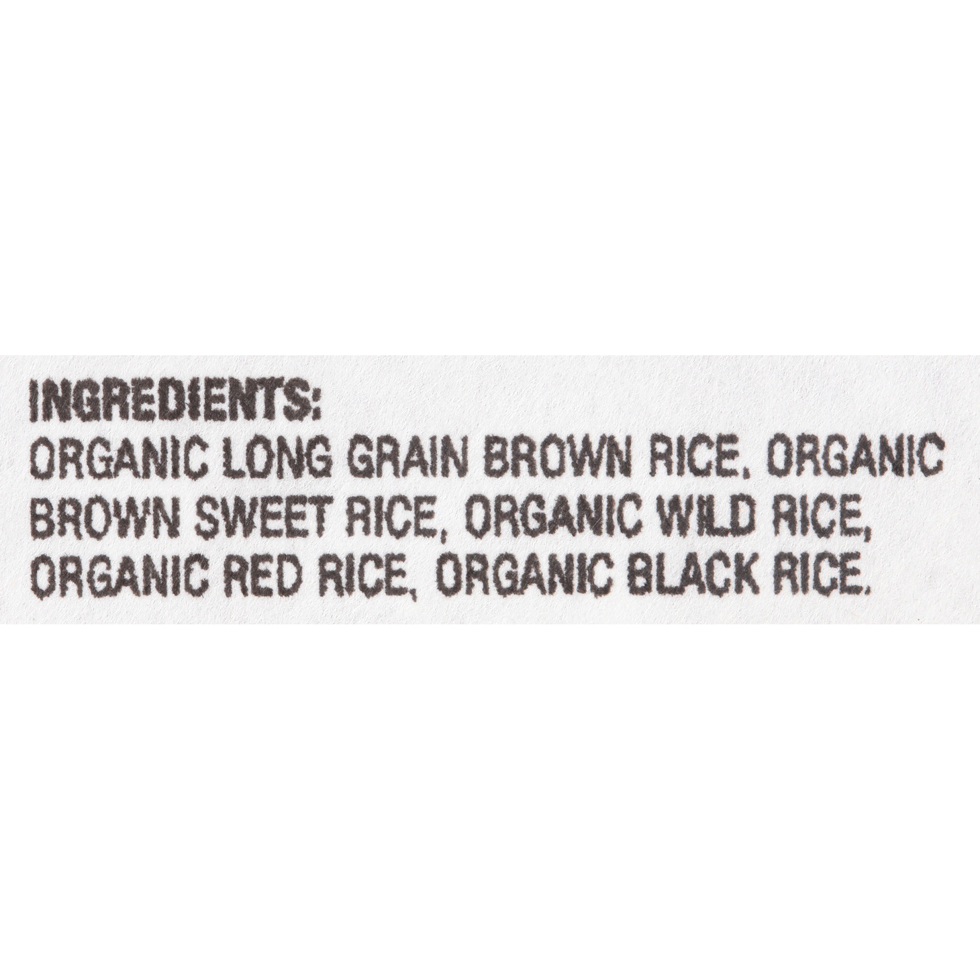 slide 8 of 8, Lundberg Organic Wild Blend Brown Rice, 25 lb