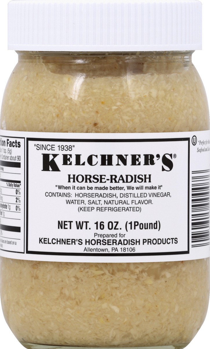 slide 5 of 6, Kelchner's Horseradish, 16 oz