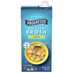 Progresso Classic Chicken Broth, Gluten Free, 32 oz.