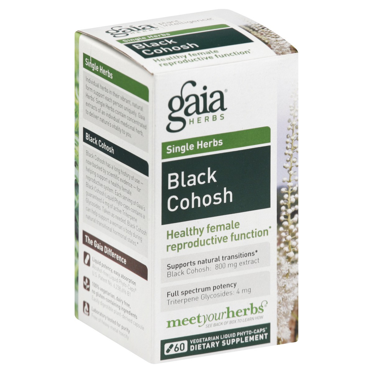 slide 3 of 4, Gaia Black Cohosh 60 ea, 1 ct