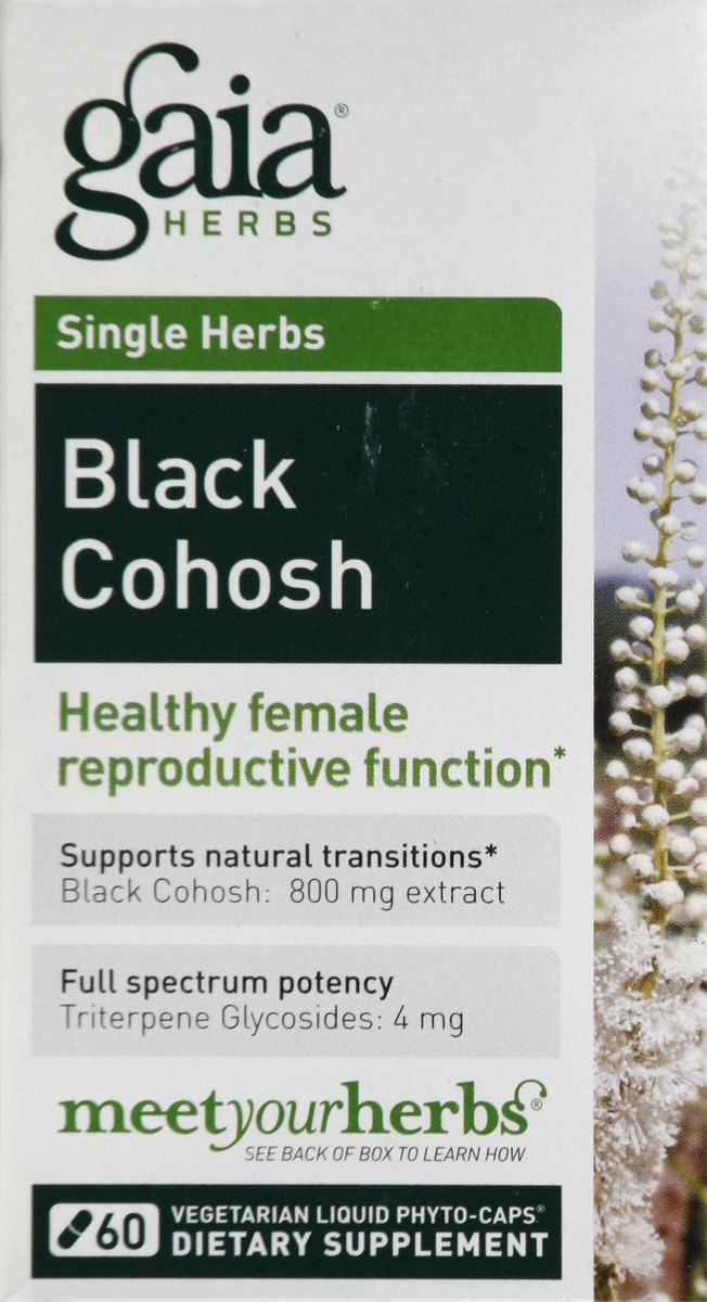 slide 1 of 4, Gaia Black Cohosh 60 ea, 1 ct