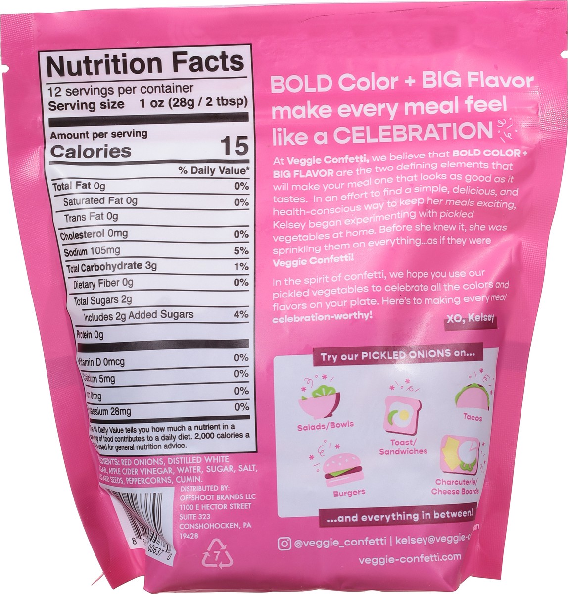 slide 2 of 11, Veggie Confetti Pickled Onions 12 oz, 12 oz