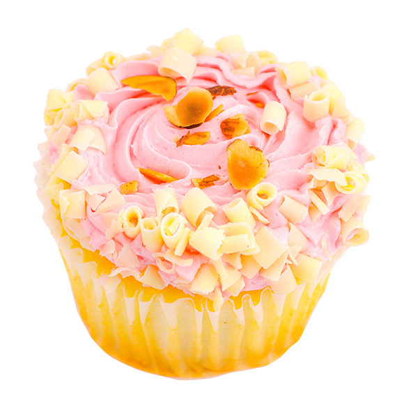 slide 1 of 1, L&B Almond Raspberry Gourmet Cupcake, 5 oz
