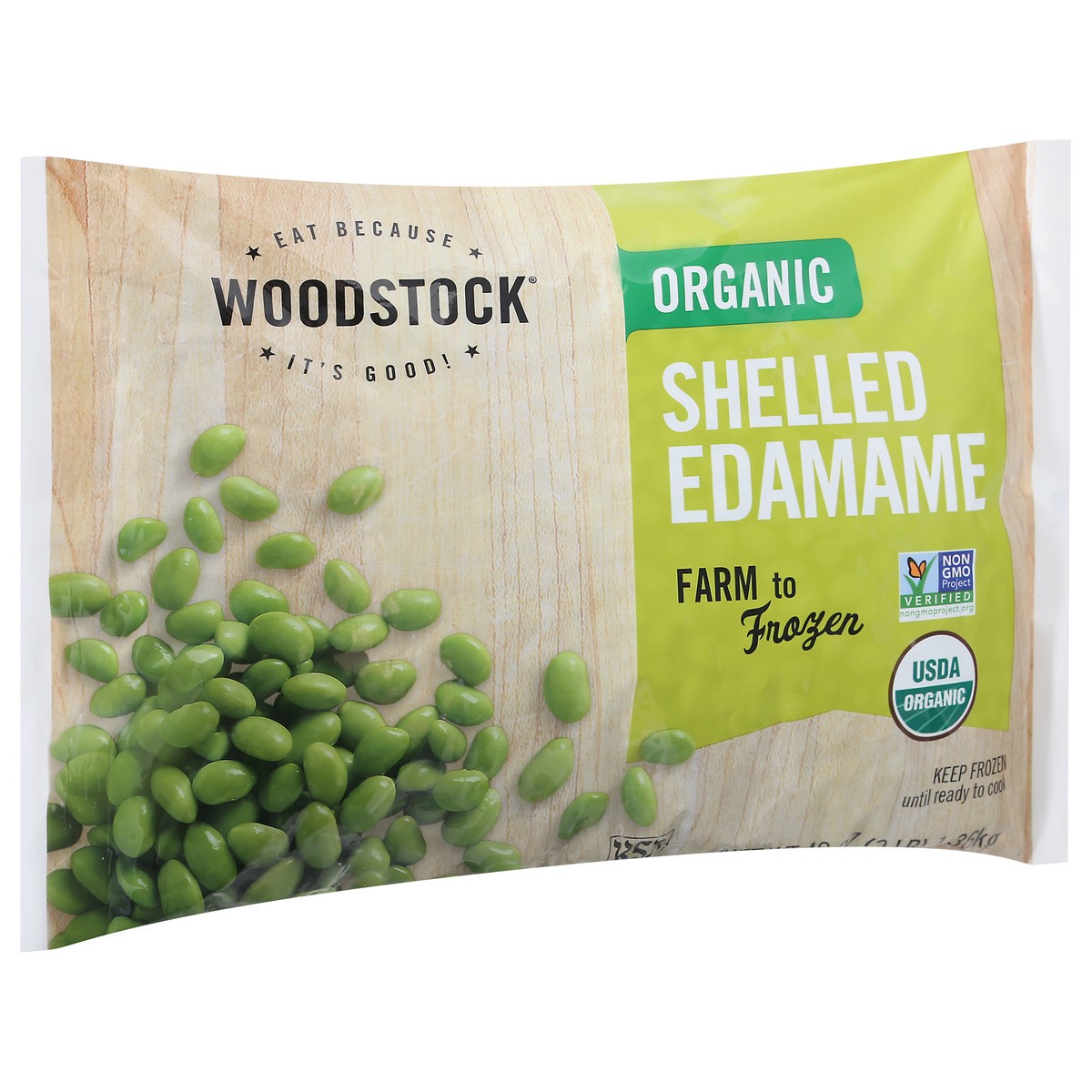 slide 9 of 9, Woodstock Organic Shelled Edamame 48 oz, 48 oz
