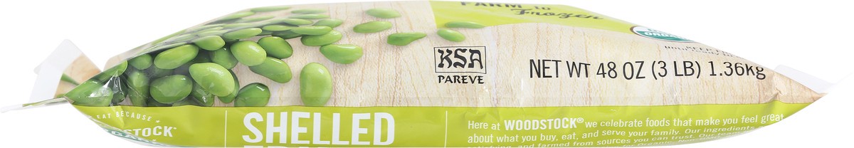 slide 4 of 9, Woodstock Organic Shelled Edamame 48 oz, 48 oz