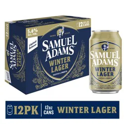 Boston Beer Company Samuel Adams Winter Lager Seasonal Beer (12 Fl. Oz. Can, 12pk.)