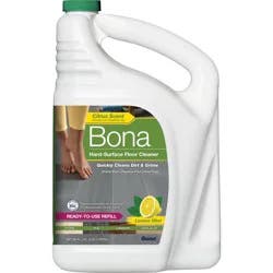 Bona Hard-Surface Floor Cleaner Refill With Lemon Mint Scent