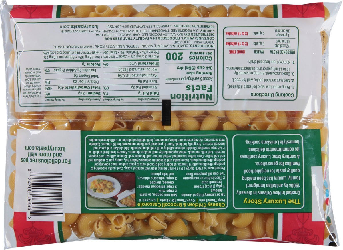 slide 9 of 12, Luxury Ridged Jumbo Elbows - 16 oz,