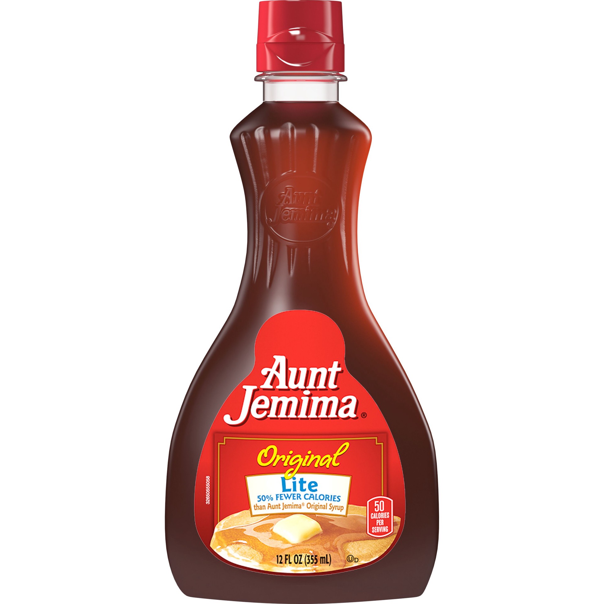 slide 1 of 1, Aunt Jemima Lite Syrup Original 12 Fl Oz, 12 oz