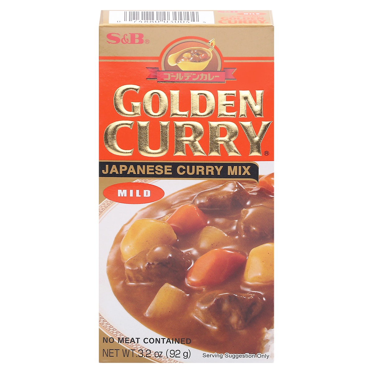 slide 1 of 1, S&B Mild Golden Curry Sauce Mix, 3.2 oz