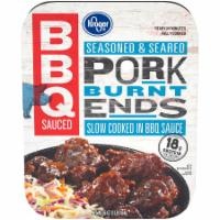 slide 1 of 1, Kroger Seasoned & Seared Pork Burnt Ends Slow Cooked In BBQ Sauce, 16 oz