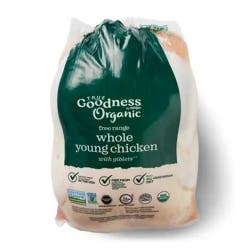 True Goodness Organic Whole Young Chicken