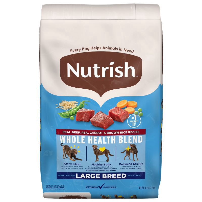 slide 1 of 7, Rachael Ray Lg Brd Beef Veg Brown Rice Ddf, 28 lb