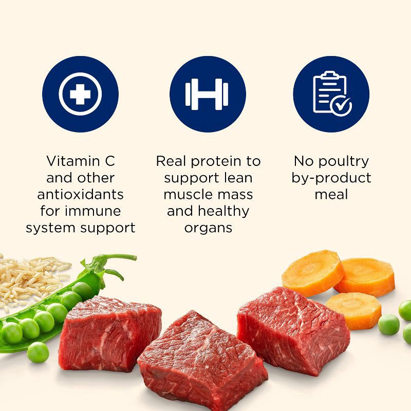 slide 3 of 7, Rachael Ray Lg Brd Beef Veg Brown Rice Ddf, 28 lb