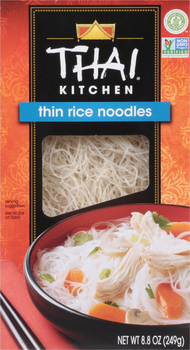 slide 9 of 13, Thai Kitchen Thin Rice Noodles, 8.8 oz
