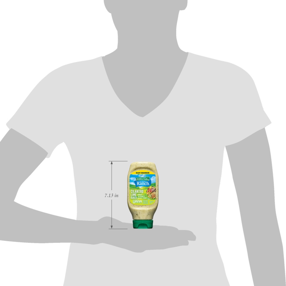 slide 14 of 15, Hidden Valley Original Ranch Cilantro Lime Ranch Topping and Dressing Easy Squeeze Bottle, 16 fl oz