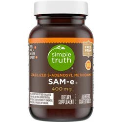 Simple Truth Stabilized S-Adenosyl Methionine (Sam-E) Coated Tablets 400Mg