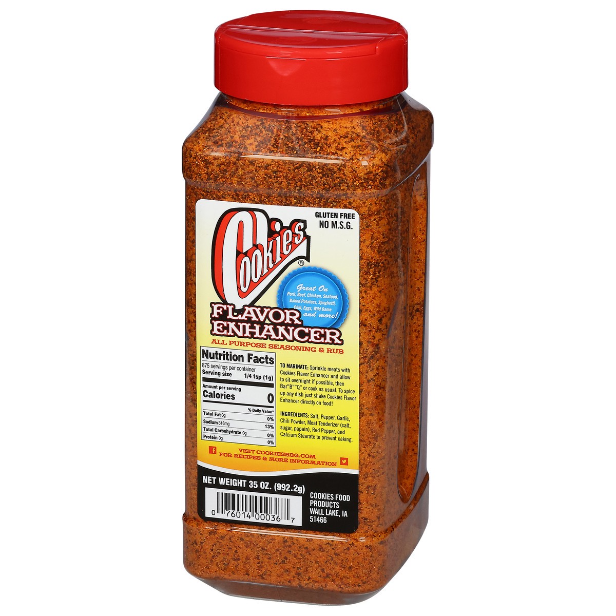 slide 13 of 13, Cookies Flavor Enhancer 35 oz, 35 oz