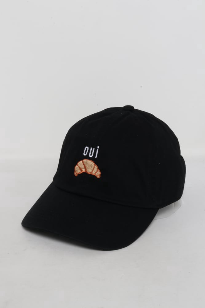 slide 1 of 1, David & Young Oui Croissant Baseball Hat, 1 ct