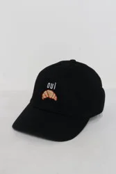 David & Young Oui Croissant Baseball Hat