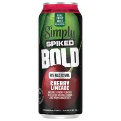 Simply Spiked BOLD Cherry Limeade 8.0% ABV, 24 oz can