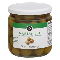 Publix Manzanilla Thrown Spanish Olives